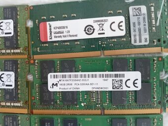 predám ram , pamäte pre notebooky (sodimm) 16gb DDR4 - 3