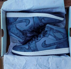 Tenisky Air Jordan 1mid distressed smoke grey - 3