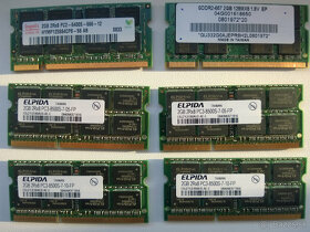 RAM Pamäte 4 GB, 2GB, 1 GB, 256 MB pre notebooky - 3