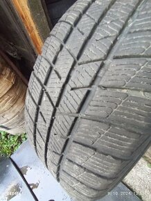 Zosilnené disky5x112 r16 6.5Jx16,zimné pneumatiky 215/60 R16 - 3