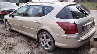 PEUGEOT 407 2.0 HDI 2007 predám DVERE, PREVODOVKA 6 rýchlost - 3