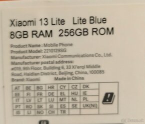 Xiaomi 13 lite 8GB/256GB - 3