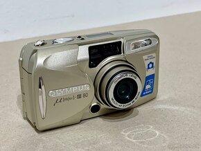 OLYMPUS Mju lll 80 …. Fotoaparat … (na opravu/suciastky) - 3