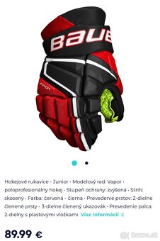 Hokejové rukavice Bauer Vapor 3X 11” - 3