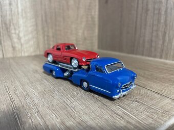 1:64 Mercedes-Benz 300 SL & Renntransporter (Norev) - 3