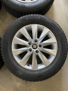 hliníkové disky seat r16,zimné pneumatiky 215/60r16 - 3