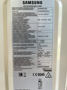 Tepelné čerpadlo SAMSUNG EHS Mono vzduch-voda 8 kW - 3