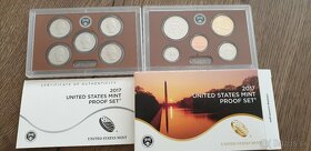 U.S. MINT PROOF SETS - 6 sád vybrané ročníky - 3