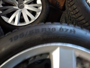 Predám zimný komplet 195/55r16 4x98 - 3