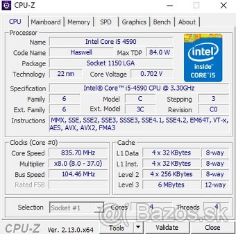 Intel Core i5-4590 (7x) - 3