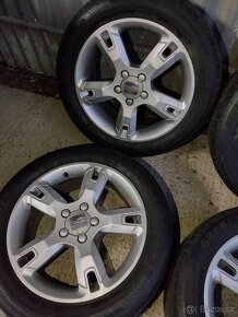 5ks alu disky orig Seat 5x112 r17 + pneu - 3