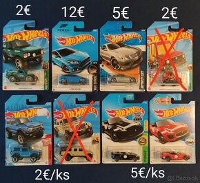 Hot Wheels mainliny na dlhých kartách - 3