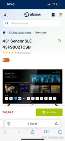 Sencor SLE 43FS802TCSB smart TV - 3