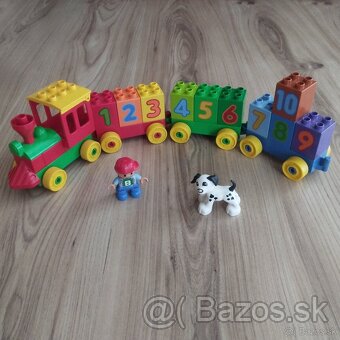 Lego duplo vláčik + kocky - 3