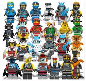 Figurky Ninjago (24ks) typ lego 2 - nove, nehrane - 3