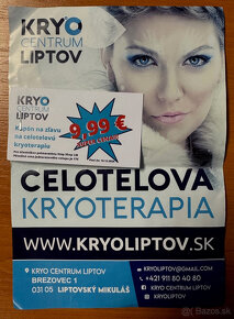 Darujem 2 vstupenky do KRYO centrum Liptov - 3