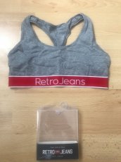 Športová podprsenka Retro Jeans  XS - 3