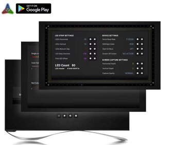 Ambientné RGB LED osvetlenie pre Android TV - 3