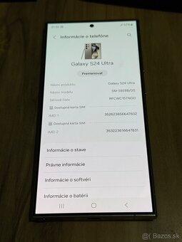 Predám Samsung Galaxy S24 Ultra 512GB Stav super - 3