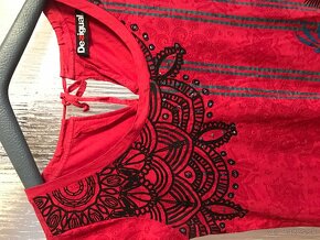 DESIGUAL originál Red damske tricko M - 3