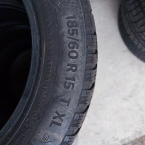 Predám zimné pneumatiky Continental 185/60 R15 - 3