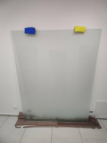 sprchová zástena 155x200 cm vzor mliečne sklo 8 mm - 3