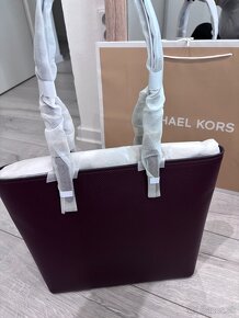 Burgundy kabelka Michael Kors - 3