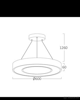 Luster Na Lanku BLADE 45W 3u1 – Čierny - 3