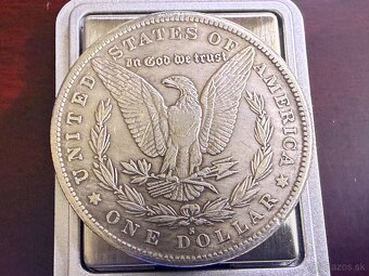 1 dolár 1879 - Morgan Dollar, USA minca - replika - 3