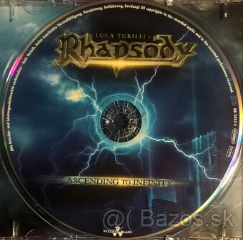 CD Rhapsody (Luca Turilli's) – Ascending To Infinity 2012 - 3