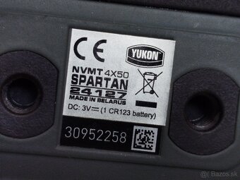 Nočné videnie Spartan 4x50, - 3