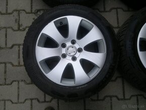 Elektrony Skoda Superb 5x112 r16, zimne pneu. 205/55 r16 - 3