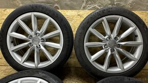 Originál Audi 5x112 R18 + Letné Continental 245/45 R18 Y XL - 3