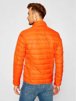 EA7 Emporio Armani páperová bunda /Oranžová. Veľkosť:L-XL. - 3