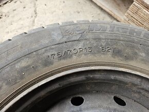 Plechové disky 4x108 + zimné pneu 175/70r13 - 3