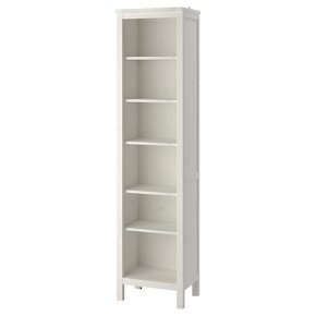 HEMNES Knižnica, bielo morené, 49x197 cm - 3