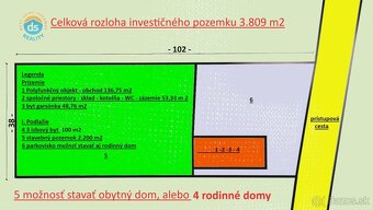 Exkluzívne na predaj, Polyfunkčný objekt, bývanie, stavebný  - 3