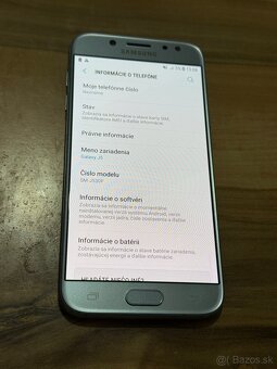 Predám Samsung Galaxy J5 2017 16GB Blue malé známky - 3