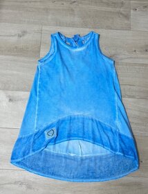 Letné modré tričko bez rukávov - 3