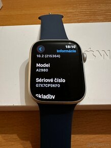 Predám Apple Watch Series 9 GPS 45mm strieborné - 3