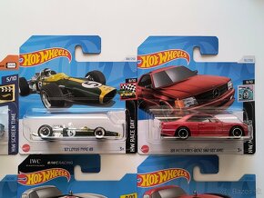 Hot Wheels - Mustang, Mercedes 560 SEC, 300 SL, Lotus - 3