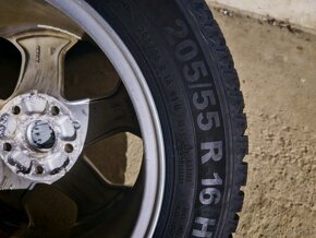 Predám sadu kolies 5x112... 57,1...r16... Pneu 205/55 r16 - 3