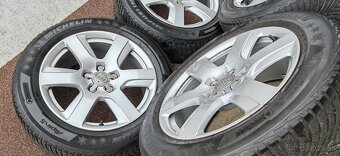 ALU Audi 5x112 a zimné Michelin Alpin 5 225/55 R17 - 3