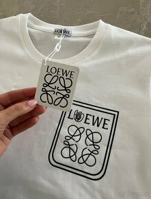 Dámske tričko LOEWE biele bavlna - 3