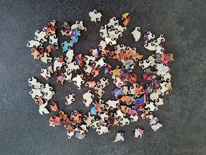 Drevené puzzle Psík – nové, len skontrolované - 3