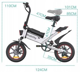 Elektrický bicykel Niubility 400W 48V 15AH - 3