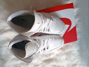 Jordan Mid 1 High White - 3