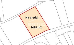 Na predaj rekreačný pozemok 2418 m2 v Hornom Srní. - 3