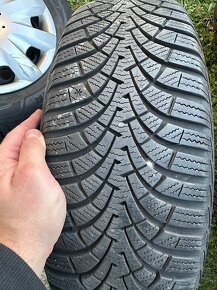 Plechové disky +Zimne pneu Goodyear 195/65 R15 5x112 - 3