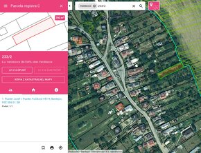 Pozemky v obci Vaniškovce 25 km od Prešova - konkurz - 3